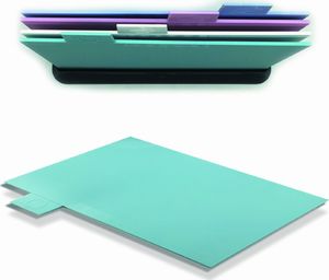 Deska do krojenia Maestro plastikowa 4szt. ze stojakiem 2