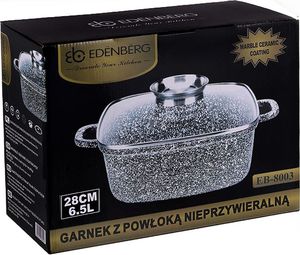 Edenberg BRYTFANNA / GARNEK MARMUROWY 6.5L / 28cm EDENBERG [EB-8003] 8
