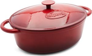 Konighoffer BRYTFANNA / GĘSIARKA ŻELIWNA EMALIOWANA 6.5L WIŚNIOWA KONIGHOFFER KG-6538 2