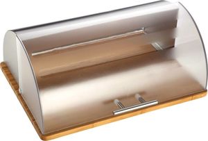 Chlebak KingHoff bambusowo-stalowy z deską do krojenia (KH-3210) 4