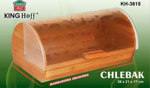 Chlebak KingHoff bambusowo-akrylowy  (KH-3615) 4