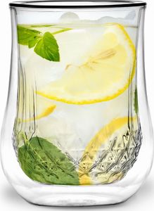 Vialli Design Zestaw 2 szklanek z podwójną ścianką Diamante 300 ml 25844 2