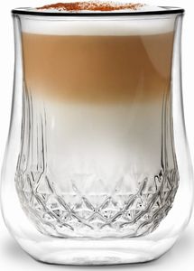 Vialli Design Zestaw 2 szklanek z podwójną ścianką Diamante 300 ml 25844 5