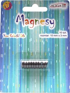 Aliga Magnesy 10 mm 10szt. blister 1