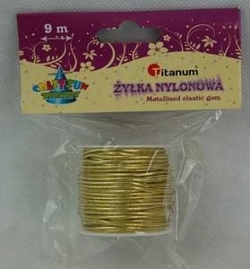 Titanum Sznurek elastyczny złoty 1