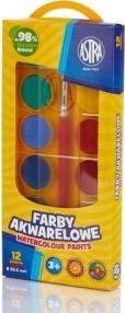 Astra Farby akwarelowe 12 kolorów FI 23,5 pudełko 1