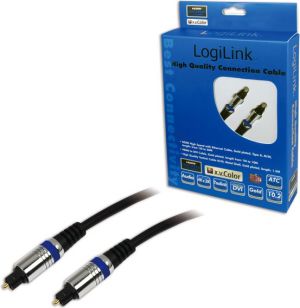 Kabel LogiLink Toslink - Toslink 1.5m srebrny (CAB1101) 2