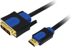 Kabel LogiLink HDMI - DVI-D 1.8m niebieski (CHB3102) 1