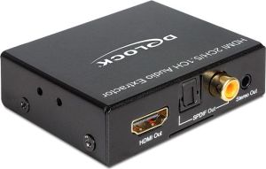 Adapter AV Delock HDMI - Toslink czarny (62492) 1