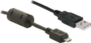 Kabel USB Delock USB-A - microUSB 2 m Czarny (82335) 1