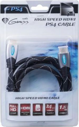 Kabel Natec HDMI - HDMI 1.8m czarny (NKA-0556) 1