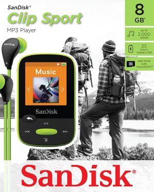 SanDisk SANSA Clip Sport 8GB zielony (SDMX24-008G-G46L) 4
