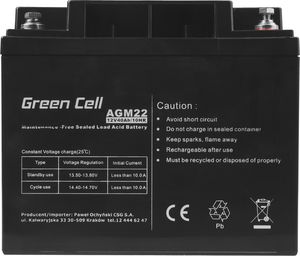 Green Cell Akumulator AGM VRLA 12V 40Ah 4