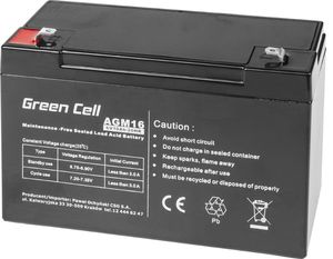 Green Cell Akumulator AGM VRLA 6V 10Ah (AGM16) 1