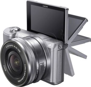 Aparat Sony Alpha A5000 + 16- 50 silver 1