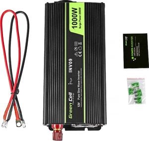 Przetwornica Green Cell 12V/230V 1000W/2000W (INV09) 4