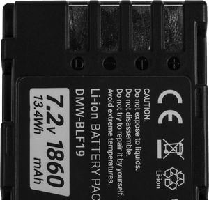 Akumulator Green Cell Bateria Green Cell ® DMW-BLF19 do Panasonic Lumix DC-G9 DC-GH5 DC-GH5s DMC-G9 DMC-GH3 DMC-GH4 7.2V 1860mAh 4