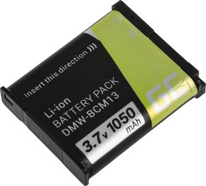 Akumulator Green Cell Bateria Green Cell ® DMW-BCM13 do Panasonic Lumix DMC-FT5 DMC-TS5 DMC-TZ40 DMC-TZ60 DMC-ZS30 DMC-ZS40 DMC-ZS50 3.7V 1050mAh 1