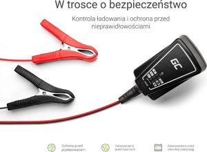 Green Cell Automatyczna Ładowarka, Prostownik Green Cell do akumulatorów 6V / 12V (1A) 2