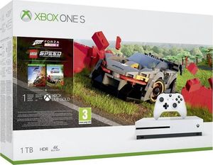 Microsoft Konsola Xbox One S 1TB z grą Forza Horizon 4 i dodatkiem Lego Speed Champions 1
