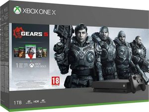 Microsoft Xbox One X 1TB z grami Gears 5, Gears of War Ultimate, Gears of War 2,3,4 1