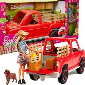 Lalka Barbie Mattel Barbie Farmerka Auto pickup z lalką (GFF52) 1
