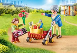Playmobil Babcia z chodzikiem (70194) 2
