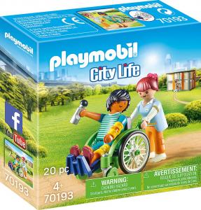 Playmobil Pacjent na wózku inwalidzkim (70193) 1