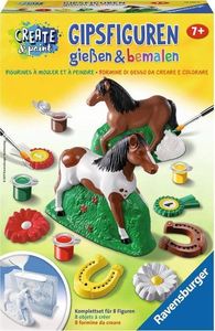 Ravensburger Ravensburger plaster figures + paint: horse - 285228 1