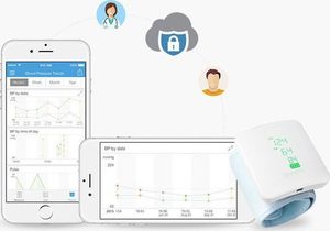 Ciśnieniomierz iHealth iHealth Networked Wrist Blood Pressure Monitor View BP7S (white / light gray) 4