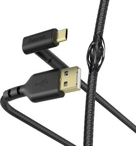 Kabel USB Hama USB-A - microUSB 1.5 m Czarny (001872150000) 1