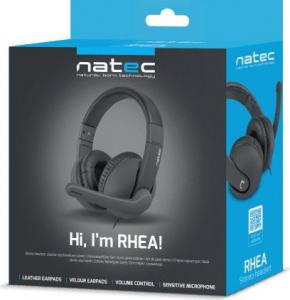 Słuchawki Natec Rhea Czarne (NSL-1452) 7