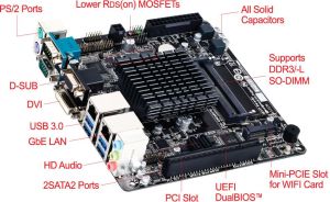 Płyta główna Gigabyte GA-J1900N-D3V, J1900, DualDDR3/L-1333, DVI, SATA2, mITX (GA-J1900N-D3V) 4