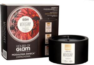 House of Glam modułowa świeca zapachowa Mohogany & Teakwood 200g 1