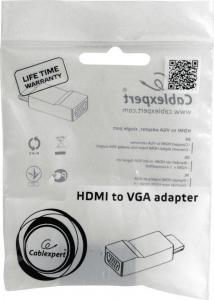 Adapter AV Gembird HDMI - D-Sub (VGA) czarny (A-HDMI-VGA-001) 4