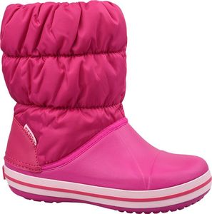 Crocs Buty dziecięce Winter Puff Boot Kids różowe r. 34/35 (14613-6X0) 1