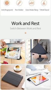 Etui na tablet Dux Ducis Domo Series Etui na Tablet do Tabletu podstawka Apple IPAD 7 10.2 czarne uniwersalny 13