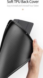 Etui na tablet Dux Ducis Domo Series Etui na Tablet do Tabletu podstawka Apple IPAD 7 10.2 czarne uniwersalny 16