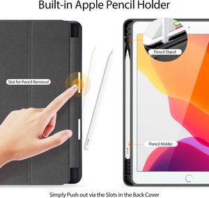 Etui na tablet Dux Ducis Domo Series Etui na Tablet do Tabletu podstawka Apple IPAD 7 10.2 czarne uniwersalny 3