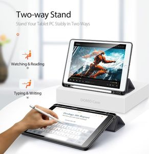 Etui na tablet Dux Ducis Domo Series Etui na Tablet do Tabletu podstawka Apple IPAD 7 10.2 czarne uniwersalny 5