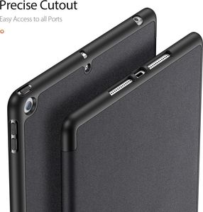 Etui na tablet Dux Ducis Domo Series Etui na Tablet do Tabletu podstawka Apple IPAD 7 10.2 czarne uniwersalny 7
