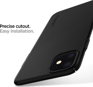 Spigen Etui Spigen Thin Fit Air IPHONE 11 czarne ACS00067 uniwersalny 4