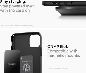 Spigen Etui Spigen Thin Fit Air IPHONE 11 czarne ACS00067 uniwersalny 7