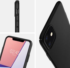 Spigen Etui Spigen Thin Fit Air IPHONE 11 czarne ACS00067 uniwersalny 8