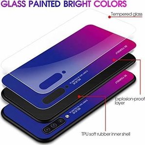 Etui Szklane Glass case Gradient IPHONE 11 PRO MAX jasny róż uniwersalny 5