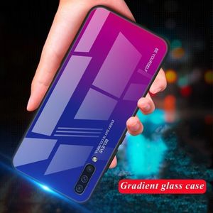 Etui Szklane Glass case Gradient IPHONE 11 PRO MAX niebiesko-różowe uniwersalny 3