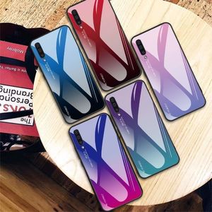 Etui Szklane Glass case Gradient IPHONE 11 PRO MAX niebiesko-różowe uniwersalny 6