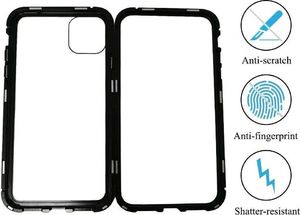 Etui Magnetic 3w1 360 IPHONE 11 czarne uniwersalny 2