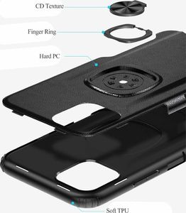 Etui Pancerne Armor Ring IPHONE 11 czarne uniwersalny 4