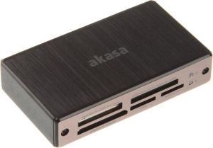 Czytnik Akasa zewn, kart pamięci - USB 3.0 (AK-CR-06BK) 1